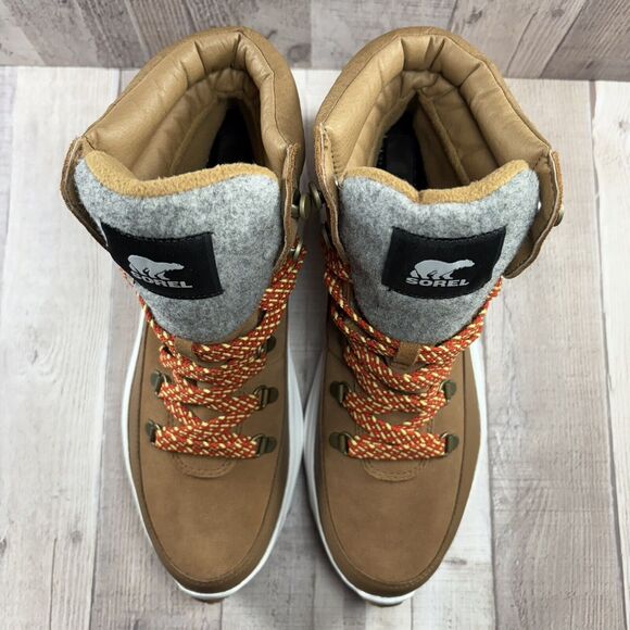 Sorel Kinetic Breakthru Conquest Women's 11 Sneaker Boots Bootie Waterproof Tan - Picture 4 of 12